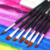 Variety Style Short Rod Oil Acrylic Brush